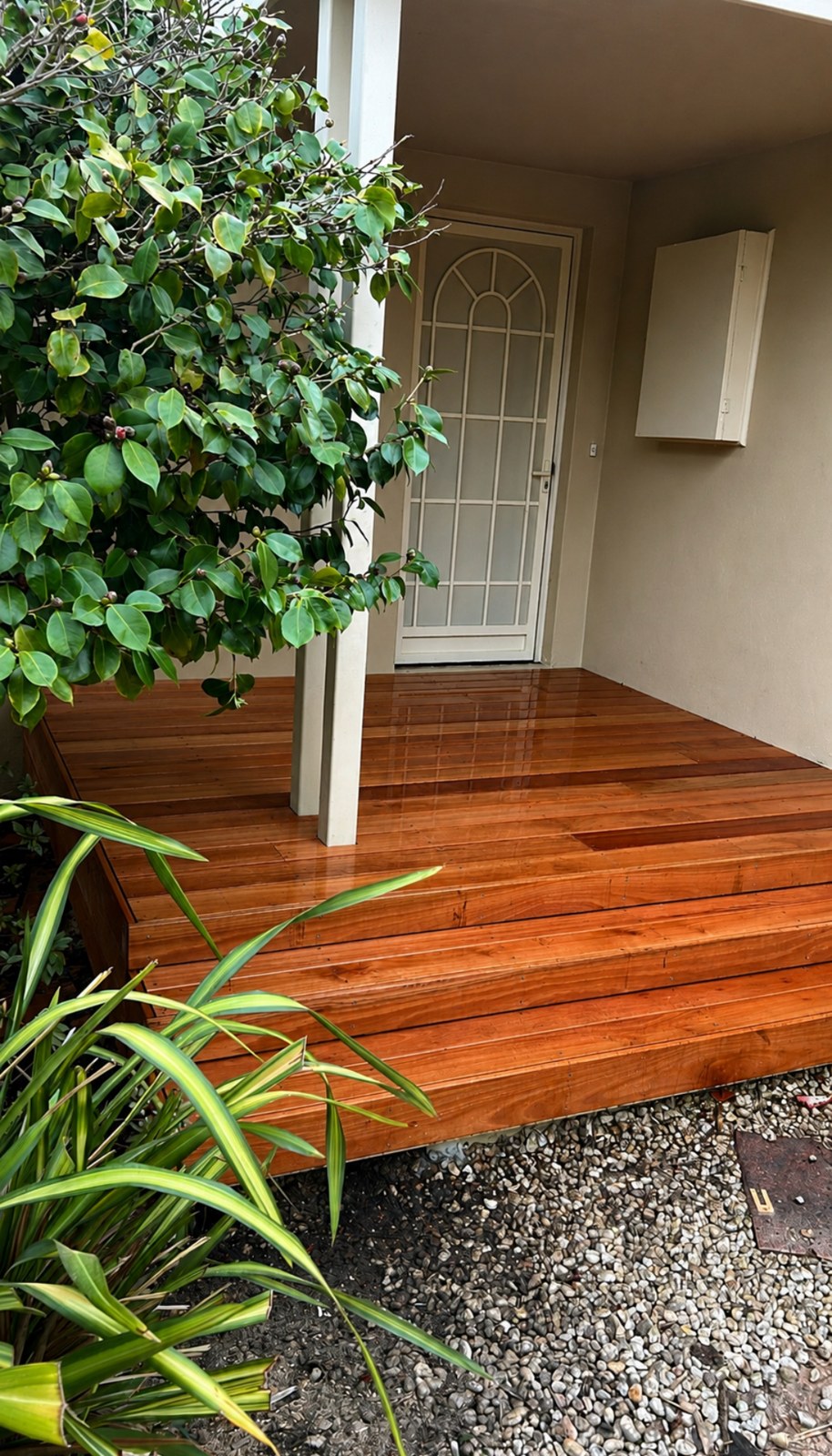 Deck build — after