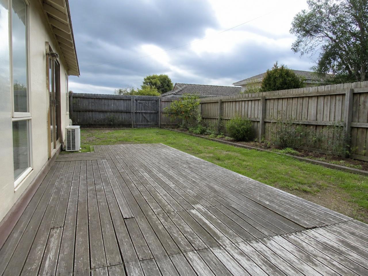 Deck rebuild — before