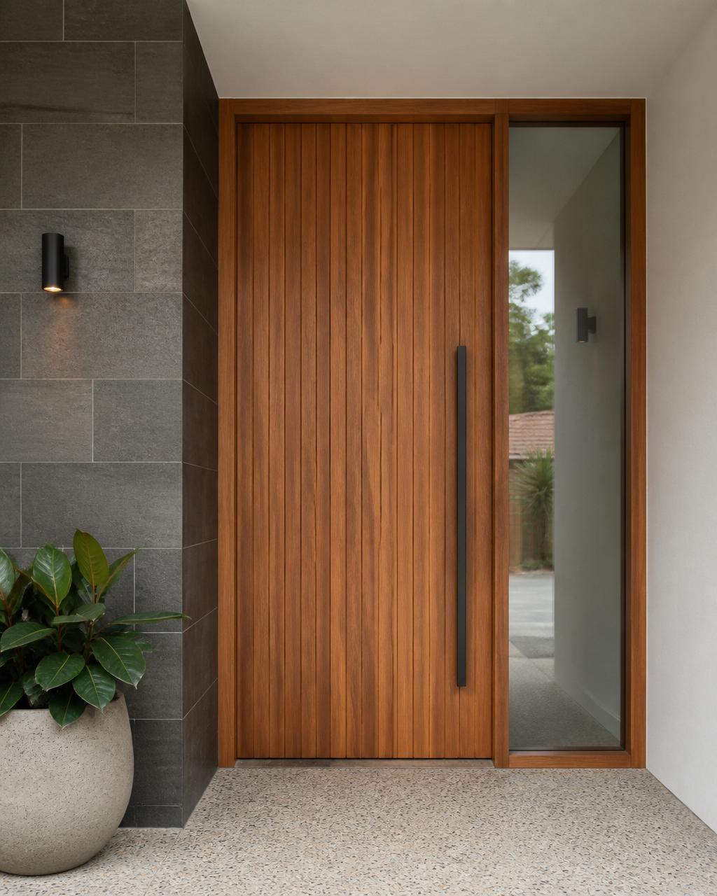 Custom entry door